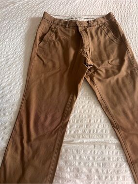 Burberry Men's Tan Chino Pants